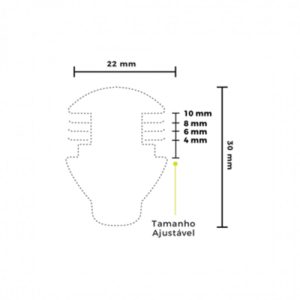 Suporte Fenda Flex Oval GDS