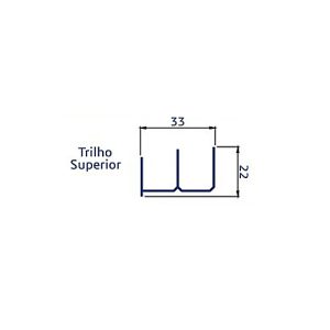 Trilho Superior Azure 3 metros Joelini