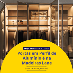 Porta de Alumínio sob Medida