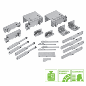 Sistema Deslizante SDS 800 Slow 2 portas FGVTN
