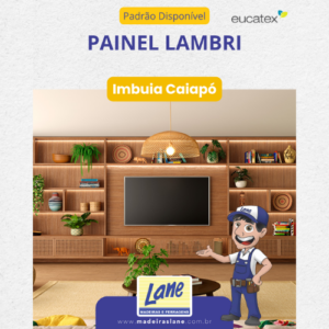 Painel Lambri Imbuia Caiapó Eucatex